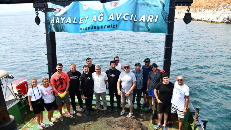 Hayalet ağların yüzde 75’i Balıkesir Büyükşehir tarafından temizlendi